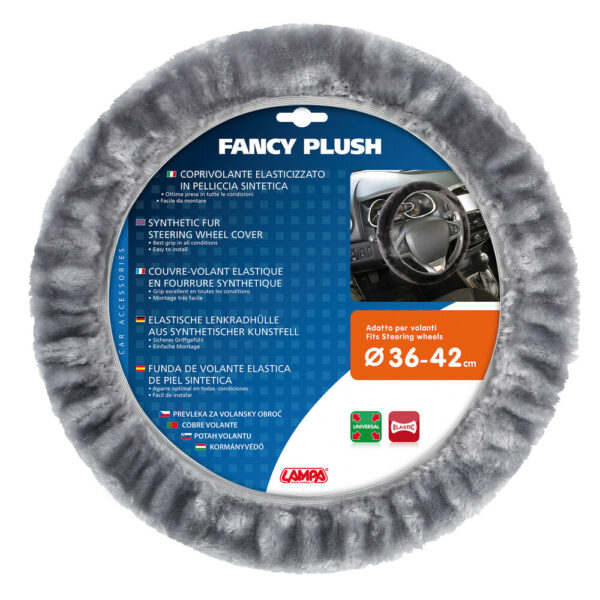 Lampa ΚΑΛΥΜΜΑ ΤΙΜΟΝΙΟΥ FANCY PLUSH 36-42 ΓΚΡΙ ΓΟΥΝΙΝΟ /ΧΝΟΥΔΩΤΟ - Image 2