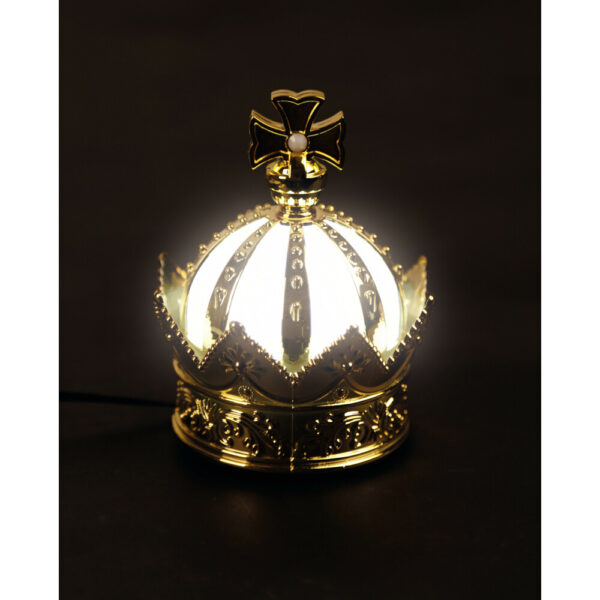 Lampa ΒΑΣΗ ΦΩΤΙΖΟΜΕΝΗ ΑΡΩΜΑΤΙΚΟΥ KING ΛΕΥΚΟΥ ΦΩΤΙΣΜΟΥ LED (ΚΑΛΩΔΙΟ ΦΟΡΤΙΣΗΣ USB 5V/120cm)​​​ LAMPA - 1 ΤΕΜ - Image 4