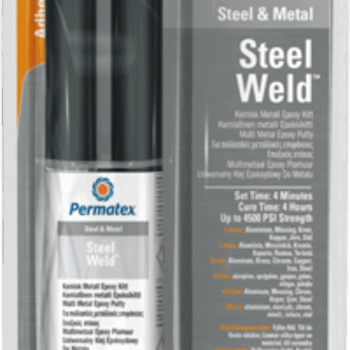 Permatex ΕΠΟΞΙΚΗ ΚΟΛΛΑ ΜΕΤΑΛΛΩΝ 4 ΛΕΠΤΩΝ  56gr 2 ΣΥΣΤΑΤΙΚΩΝ