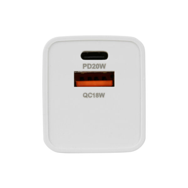 Lampa ΦΟΡΤΙΣΤΗΣ ME OIKIAKH ΠΡΙΖΑ 220/240V 20W  ΜΕ 2 ΘΥΡΕΣ USB (A+C) LAMPA - 1 ΤΕΜ. - Image 2