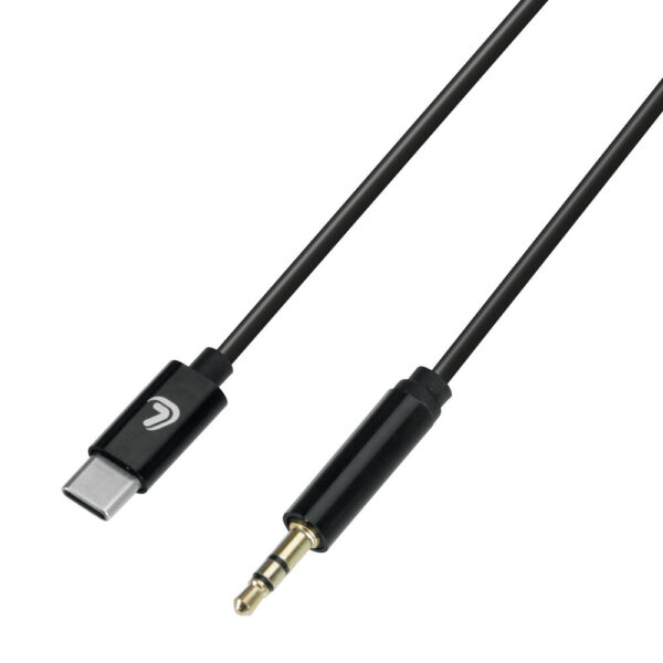 Lampa ΚΑΛΩΔΙΟ ΣΥΝΔΕΣΗΣ USB TYPE C ΣΕ AUX 100cm ΜΑΥΡΟ SMARTPHONE ESSENTIALS LAMPA - 1 TEM.