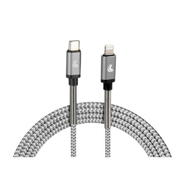 Lampa ΚΑΛΩΔΙΟ ΦΟΡΤΙΣΗΣ & ΜΕΤΑΦΟΡΑΣ ΔΕΔΟΜΕΝΩΝ 3000mA 480MB/S TYPE-C >APPLE 200cm  LAMPA - 1 TEM.