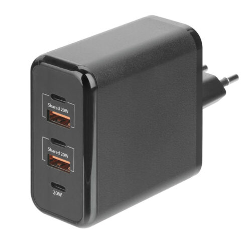 Lampa ΦΟΡΤΙΣΤΗΣ ΜΕ ΟΙΚΙΑΚΗ ΠΡΙΖΑ 100/230V 60W ΜΕ 5 ΘΥΡΕΣ USB (USB Ax2/USB Cx3) QUICK CHARGE MULTIPOWER