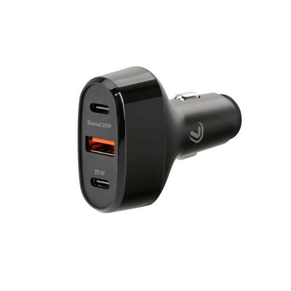 Lampa ΦΟΡΤΙΣΤΗΣ ΑΝΑΠΤΗΡΑ 12/24V MAX 40W ΜΕ 1 ΘΥΡΑ USB A & 2 ΘΥΡΕΣ USB C FAST CHARGE ΜΑΥΡΟΣ ROCKET 3 PRO LAMPA - 1 TEM. - Image 2