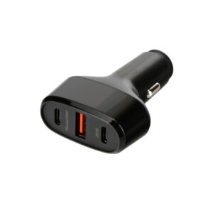 Lampa ΦΟΡΤΙΣΤΗΣ ΑΝΑΠΤΗΡΑ 12/24V MAX 40W ΜΕ 1 ΘΥΡΑ USB A & 2 ΘΥΡΕΣ USB C FAST CHARGE ΜΑΥΡΟΣ ROCKET 3 PRO LAMPA - 1 TEM.