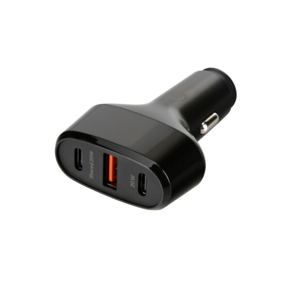 Lampa ΦΟΡΤΙΣΤΗΣ ΑΝΑΠΤΗΡΑ 12/24V MAX 40W ΜΕ 1 ΘΥΡΑ USB A & 2 ΘΥΡΕΣ USB C FAST CHARGE ΜΑΥΡΟΣ ROCKET 3 PRO LAMPA - 1 TEM.