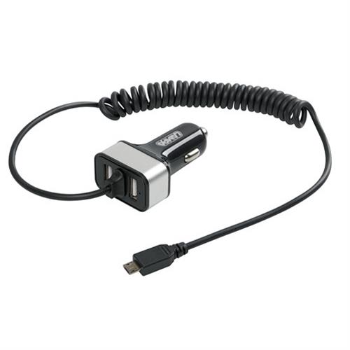 Lampa ΑΝΤΑΠΤΟΡΑΣ ΑΝΑΠΤΗΡΑ 12/24V ΜΕ 2 USB ΚΑΙ ΚΑΛΩΔΙΟ ΦΟΡΤΙΣΗΣ MICRO USB