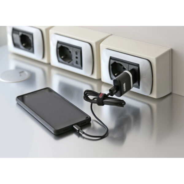 Lampa ΦΟΡΤΙΣΤΗΣ ΑΝΑΠΤΗΡΑ 12/24V 3 ΣΕ 1 ΜΕ ΠΡΙΖΑ 230V + 1 MICRO USB 2400mA ΜΕ ΚΑΛΩΔΙΟ 100cm SILVER LINE LAMPA - 1 TEM. - Image 3