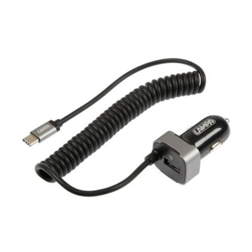 Lampa ΑΝΤΑΠΤΟΡΑΣ ΦΟΡΤΙΣΤΗΣ ΑΝΑΠΤΗΡΑ 12/24V 3000mA ΜΕ ΘΥΡΑ USB+ 1 USB TYPE-C ΜΕ ΚΑΛΩΔΙΟ 150cm FAST CHARGE