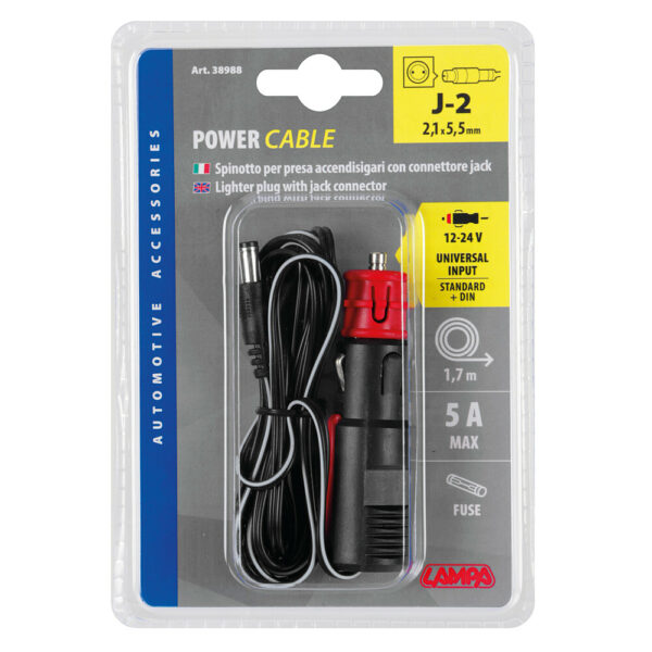 Lampa ΦΙΣ ΑΝΑΠΤΗΡΑ ΑΡΣΕΝΙΚΟΣ 12/24V 5A MAX ΜΕ ΚΑΛΩΔΙΟ 170cm ΚΑΙ ΦΙΣ JACK - Image 2