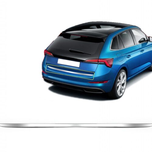 S-dizayn TRIM ΜΑΡΚΕ ΠΟΡΤ ΜΠΑΓΚΑΖ ΧΡΩΜΙΟ ΓΙΑ SKODA KAROQ 2017+