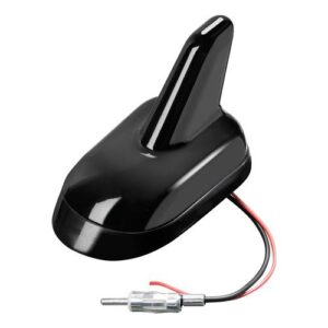 Lampa ΚΕΡΑΙΑ ΚΑΡΧΑΡΙΑΣ AERO-FIN 5 12V ΜΑΥΡΗ AM/FM ΜΕ ΕΝΙΣΧΥΤΗ ΣΗΜΑΤΟΣ 64x108x67mm