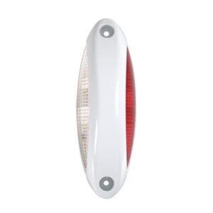 Lampa ΦΩΤΑ ΟΓΚΟΥ ΦΟΡΤΗΓΟΥ 12/24V 4SMD LED 1ΤΕΜ. ΛΕΥΚΟ-ΚΟΚΚΙΝΟ ΣΕ ΛΕΥΚΟ ΠΛΑΙΣΙΟ