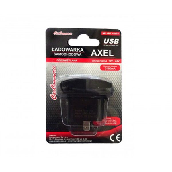 CarCommerce ΔΙΠΛΗ ΘΥΡΑ USB 12/24V - 5V - 3100mA ΜΕ ΚΑΠΑΚΙ ΣΕ ΠΛΑΙΣΙΟ ΔΙΑΚΟΠΤΗ - Image 4