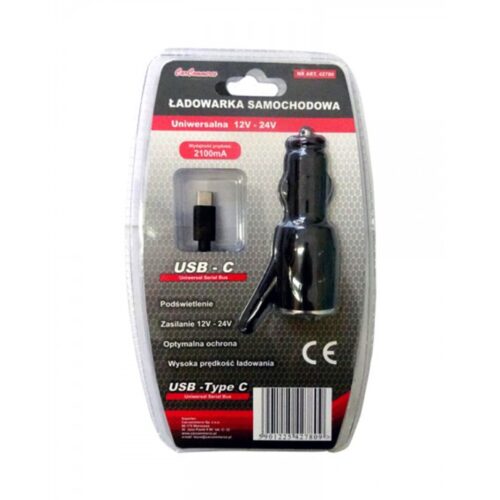 CarCommerce ΦΟΡΤΙΣΤΗΣ ΑΝΑΠΤΗΡΑ 12/24V – 2100 mA ΜΕ USB TYPE C