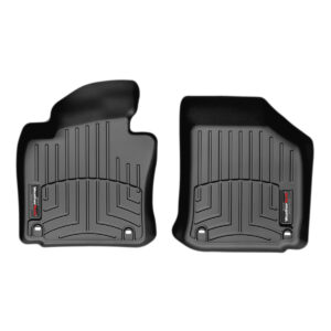 Weathertech ΠΑΤΑΚΙΑ ΜΑΡΚΕ ΓΙΑ VW GOLF VI 2008-2012  ΜΠΡΟΣΤΙΝΑ ΜΑΥΡΑ 2ΤΕΜ WEATHERTECH