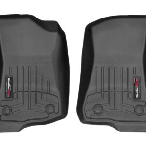 Weathertech ΠΑΤΑΚΙΑ ΜΑΡΚΕ ΓΙΑ JEEP WRANGLER 2018+/ JEEP GLADIATOR 2018+  ΜΠΡΟΣΤΙΝΑ ΜΑΥΡΑ 2ΤΕΜ WEATHERTECH