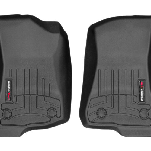 Weathertech ΠΑΤΑΚΙΑ ΜΑΡΚΕ ΓΙΑ JEEP WRANGLER 2018+/ JEEP GLADIATOR 2018+  ΜΠΡΟΣΤΙΝΑ ΜΑΥΡΑ 2ΤΕΜ WEATHERTECH