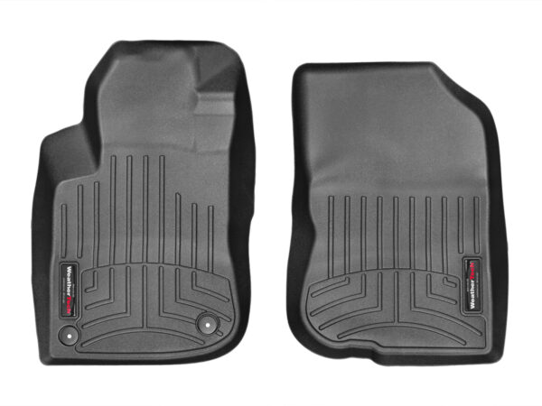 Weathertech ΠΑΤΑΚΙΑ ΜΑΡΚΕ ΓΙΑ PEUGEOT 208 2012-2019 /PEUGEOT 2008 2013-2019  ΜΠΡΟΣΤΙΝΑ ΜΑΥΡΑ 2ΤΕΜ WEATHERTECH