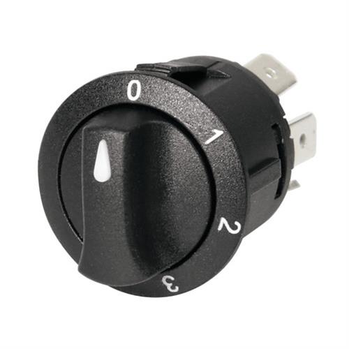 Lampa ΔΙΑΚΟΠΤΗΣ 4 ΘΕΣΕΩΝ 12/24V 10A ΣΤΡΟΓΓΥΛΟΣ 23mm