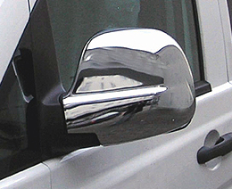 Omtec ΚΑΠΑΚΙΑ ΚΑΘΡΕΠΤΩΝ ΓΙΑ MERCEDES VITO/W639 VAN 2003-2010 ΧΡΩΜΙΟΥ 2 ΤΕΜ. ΜΕΤΑΛΛΙΚΑ
