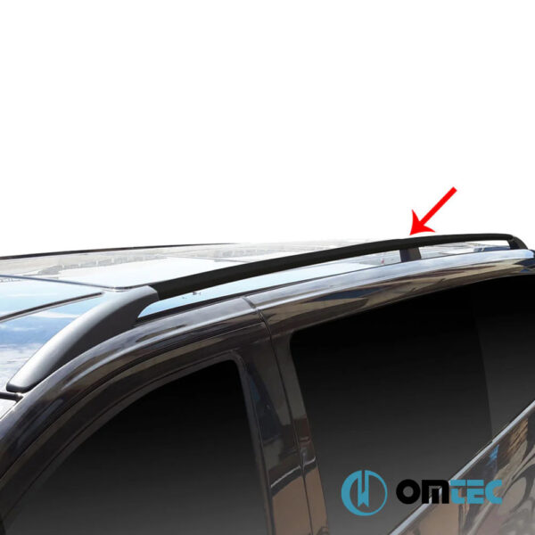 Omtec ΜΠΑΡΕΣ ΟΡΟΦΗΣ ΓΙΑ MERCEDES VITO / VIANO W639/W447 2003+ ΠΑΡΑΛΛΗΛΕΣ ΑΛΟΥΜΙΝΙΟΥ L3 ΜΑΥΡΕΣ OMTEC - 2 τεμ. - Image 2