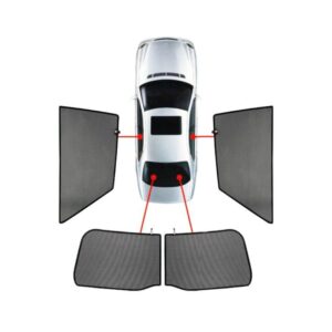 CarShades ΚΟΥΡΤΙΝΑΚΙΑ ΜΑΡΚΕ CAR SHADES ΓΙΑ ALFA ROMEO MITO 3D 2009+ - 4 ΤΕΜ.