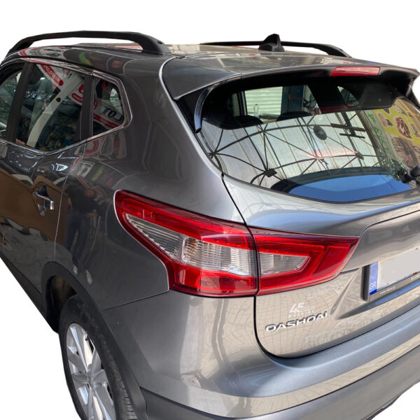 Omtec ΜΠΑΡΕΣ ΟΡΟΦΗΣ ΓΙΑ NISSAN QASHQAI 07-14 /QASHQAI 2014+ ΠΑΡΑΛΛΗΛΕΣ ΑΛΟΥΜΙΝΙΟΥ ΜΑΥΡΕΣ - Image 3