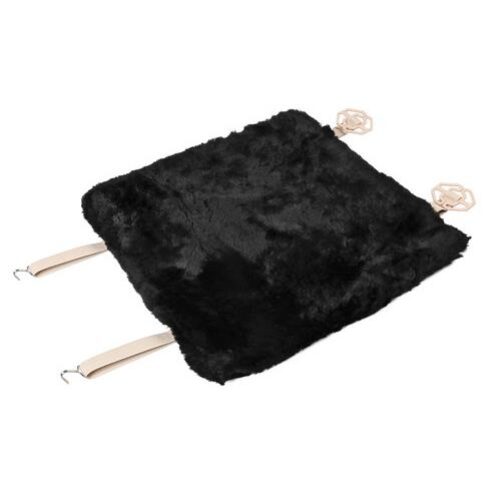 Lampa ΜΑΞΙΛΑΡΑΚΙ ΚΑΘΙΣΜΑΤΟΣ COMFORT MAX ΜΑΥΡΟ ΓΟΥΝΙΝΟ ΧΝΟΥΔΩΤΟ SHEEPSKIN (45 x 45 cm)