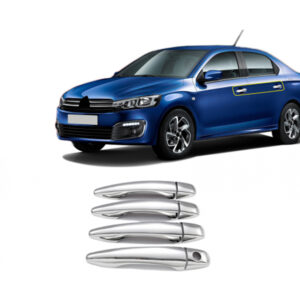 S-dizayn ΧΕΡΟΥΛΙΑ ΠΟΡΤΑΣ ΓΙΑ CITROEN ELYSEE 4D 2012+  ΧΡΩΜΙΟ ΜΕΤΑΛΛΙΚΑ 4ΤΕΜ.