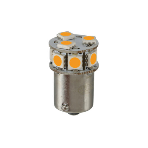 Lampa P21W 24/32V Ba15s 50lm 10xSMDx1CHIP LED CAN-BUS (ΦΟΥΝΤΟΥΚΙ) ΠΟΡΤΟΚΑΛΙ ΔΙΑΘΛΑΣΗΣ ΣΑΚΟΥΛΑ LAMPA – 20 TEM.