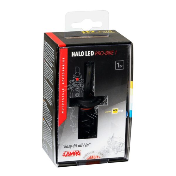 Lampa H7 9-32V 3000-10.000K 2.250lm 25W PX26d HALO LED PRO-BIKE 1 6LED ZES 1ΤΕΜ. LED KIT - Image 4