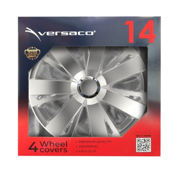 Amio ΤΑΣΙΑ 14" HUBCAP RC ENERGY ΑΣΗΜΙ ΣΕΤ 4ΤΕΜ ΣΕ ΚΟΥΤΙ ΑΜΙΟ - Image 2
