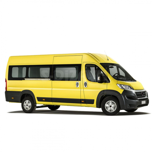 S-dizayn ΧΕΡΟΥΛΙΑ ΠΟΡΤΑΣ ΓΙΑ FIAT DUCATO 2006+  ΧΡΩΜΙΟ ΠΛΑΣΤΙΚΑ 8ΤΕΜ.