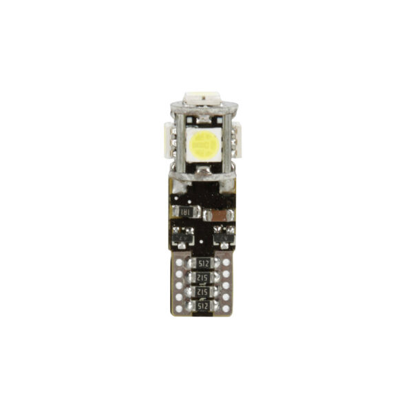 Lampa T10 W5W 12/30V W2,1x9,5d 80lm 5SMD LED ΛΕΥΚΟ (ΚΑΡΦΩΤΟ-ΤΡΙΠΛΟΕΣΤΙΑΚΟ- CAN-BUS) 20 ΤΕΜ.