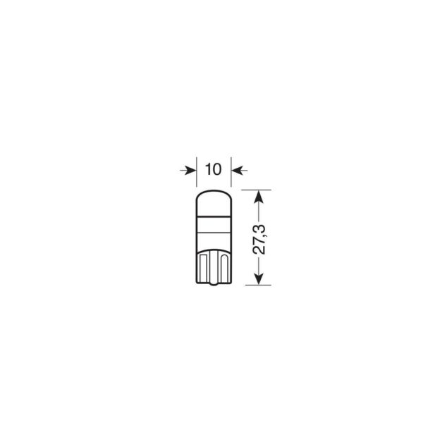 Lampa T10 W5W 10-32V w2,1x9,5d 1SMDx1CHIP LED 130lm CAN-BUS ΔΙΑΘΛΑΣΗΣ ΛΕΥΚΟ ΚΟΥΤΙ 20ΤΕΜ. - Image 2