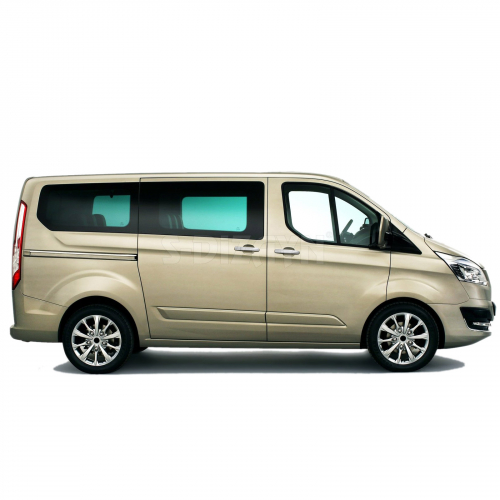 S-dizayn ΧΕΡΟΥΛΙΑ ΠΟΡΤΑΣ ΓΙΑ FORD TOURNEO CUSTOM 2012+  ΧΡΩΜΙΟ ΜΕΤΑΛΛΙΚΑ 7ΤΕΜ ΓΙΑ 3 ΠΟΡΤΕΣ (ΜΕ ΚΑΛΥΜΜΑ ΚΛΕΙΔΑΡΙΑΣ)