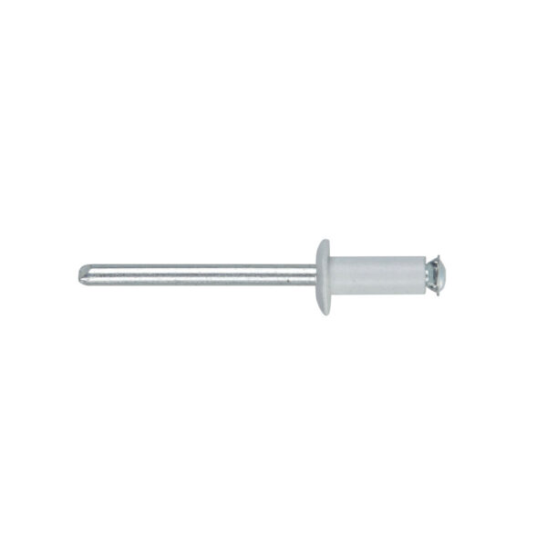 Lampa ΠΡΙΤΣΙΝΙΑ ΑΛΟΥΜΙΝΙΟΥ 4,8x12mm (ΒΑΘΟΣ ΤΡΥΠΑΣ 2-6mm/ ΕΣΩΤΕΡΙΚΗ ΔΙΑΜΕΤΡΟ 5,3mm) ΛΕΥΚΑ 50ΤΕΜ - Image 3