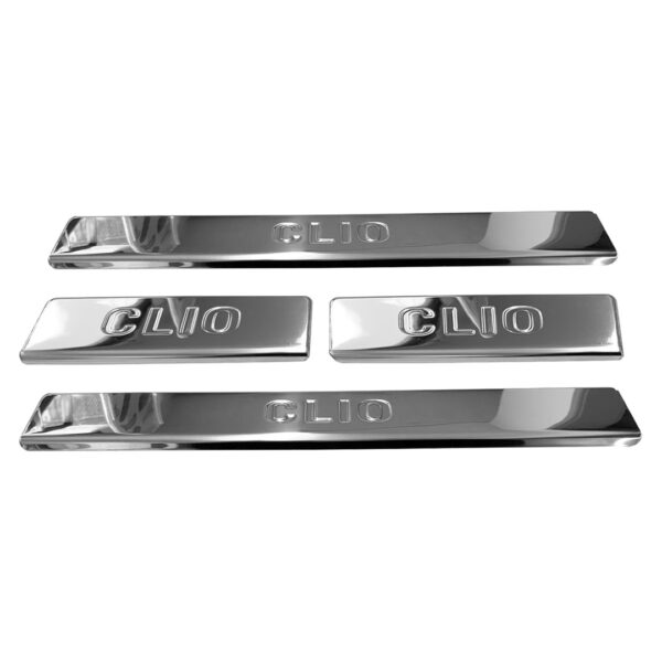 Omtec ΜΑΡΣΠΙΕ ΓΙΑ RENAULT CLIO X98 HB 5D 2012-2018 / CLIO SPORT TOURER SW 2013-2019 ΕΣΩΤΕΡΙΚΑ ΑΥΤΟΚΟΛΛΗΤΑ ΑΠΟ ΑΤΣΑΛΙ ΜΕ GLOSS ΦΙΝΙΡΙΣΜΑ (ΚΑΘΡΕΠΤΗΣ) OMTEC - 4 ΤΕΜ.