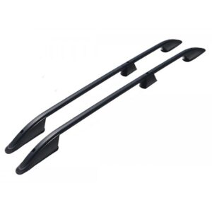 Omtec ΜΠΑΡΕΣ ΟΡΟΦΗΣ ΓΙΑ MERCEDES CITAN ELEGANCE W415 2013+ ΚΟΝΤΟ / RENAULT KANGOO 2008-2021 ΠΑΡΑΛΛΗΛΕΣ ΑΛΟΥΜΙΝΙΟΥ ΜΑΥΡΕΣ