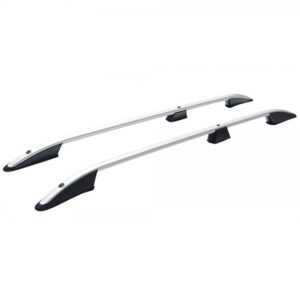 Omtec ΜΠΑΡΕΣ ΟΡΟΦΗΣ ΓΙΑ MERCEDES CITAN ELEGANCE W415 2013+ ΜΑΚΡΥ / RENAULT KANGOO 2008-2021 ΠΑΡΑΛΛΗΛΕΣ ΑΛΟΥΜΙΝΙΟΥ L2 ΑΣΗΜΙ
