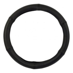 CarCommerce ΡΑΦΤΟ ΚΑΛΥΜΜΑ ΤΙΜΟΝΙΟΥ STANDARD 39-41 cm (ΜΑΥΡΟ/ΜΑΥΡΕΣ ΡΑΦΕΣ/ΔΕΡΜΑΤΙΝΗ)