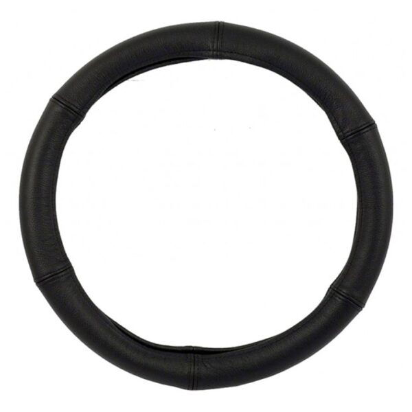 CarCommerce ΡΑΦΤΟ ΚΑΛΥΜΜΑ ΤΙΜΟΝΙΟΥ STANDARD 39-41 cm (ΜΑΥΡΟ/ΜΑΥΡΕΣ ΡΑΦΕΣ/ΔΕΡΜΑΤΙΝΗ)