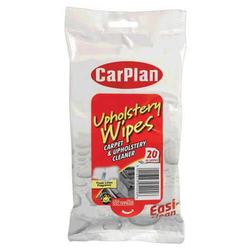 CarPlan ΥΓΡΑ ΜΑΝΤΗΛΑΚΙΑ ΚΑΘΑΡΙΣΜΟΥ ΤΑΠΕΤΣΑΡΙΑΣ (ΜΟΚΕΤΑ/ΧΑΛΙ/ΚΑΘΙΣΜΑΤΑ/ΥΦΑΣΜΑ) 25 ΤΕΜ CARPLAN UPHOLSTERY WIPES