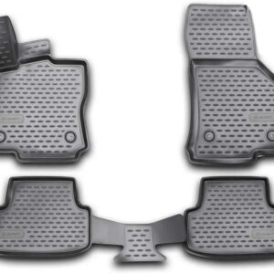 Novline ΜΑΡΚΕ ΠΑΤΑΚΙΑ ΣΕ ΣΚΑΦΗ TPE ΛΑΣΤΙΧΟ ΓΙΑ VW GOLF 7 3D / 5D 11/2012-2020  ΣΕ ΜΑΥΡΟ ΧΡΩΜΑ NOVLINE - 4 ΤΕΜ.