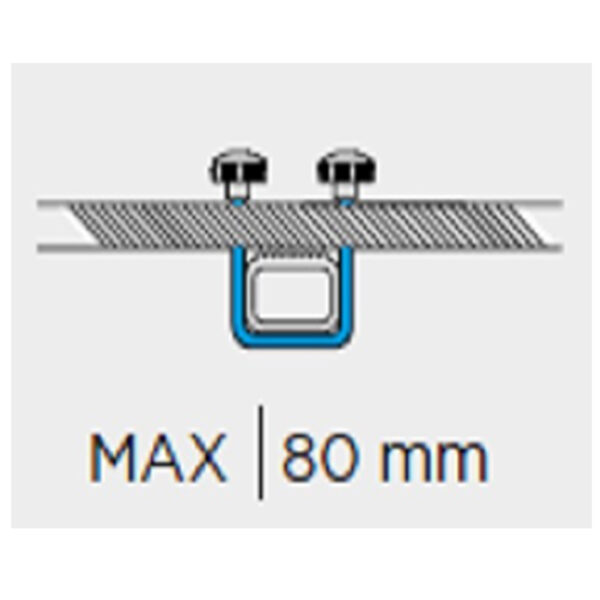 MENABO U-BOLT ΣΥΣΤΗΜΑ ΔΕΣΗΣ (FITTING SYSTEM) 800mm MARATHON ΜΠΑΓΚΑΖΙΕΡΩΝ ΟΡΟΦΗΣ ΣΕ ΜΠΑΡΕΣ - MENABO