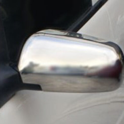 Omtec ΚΑΠΑΚΙΑ ΚΑΘΡΕΠΤΩΝ ΓΙΑ SKODA OCTAVIA I (A4) 00-04/SKODA OCTAVIA II (A5) 04-13 ΧΡΩΜΙΟΥ ΑΣΥΜΜΕΤΡΑ ΜΕΤΑΛΛΙΚΑ2 ΤΕΜ
