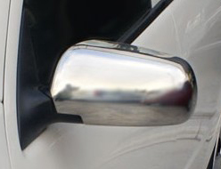Omtec ΚΑΠΑΚΙΑ ΚΑΘΡΕΠΤΩΝ ΓΙΑ SKODA OCTAVIA I (A4) 00-04/SKODA OCTAVIA II (A5) 04-13 ΧΡΩΜΙΟΥ ΑΣΥΜΜΕΤΡΑ ΜΕΤΑΛΛΙΚΑ2 ΤΕΜ