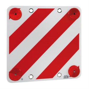 Lampa ΑΝΑΚΛΑΣΤΙΚΟ ΣΗΜΑ ΠΡΟΕΞΕΧΟΝΤΟΣ ΦΟΡΤΙΟΥ ΚΟΚΚΙΝΟ/ΑΣΠΡΟ 50x50cm 1ΤΕΜ
