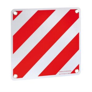 Lampa ΑΝΑΚΛΑΣΤΙΚΟ ΣΗΜΑ ΠΡΟΕΞΕΧΟΝΤΟΣ ΦΟΡΤΙΟΥ ΚΟΚΚΙΝΟ/ΑΣΠΡΟ 50x50cm 1ΤΕΜ.